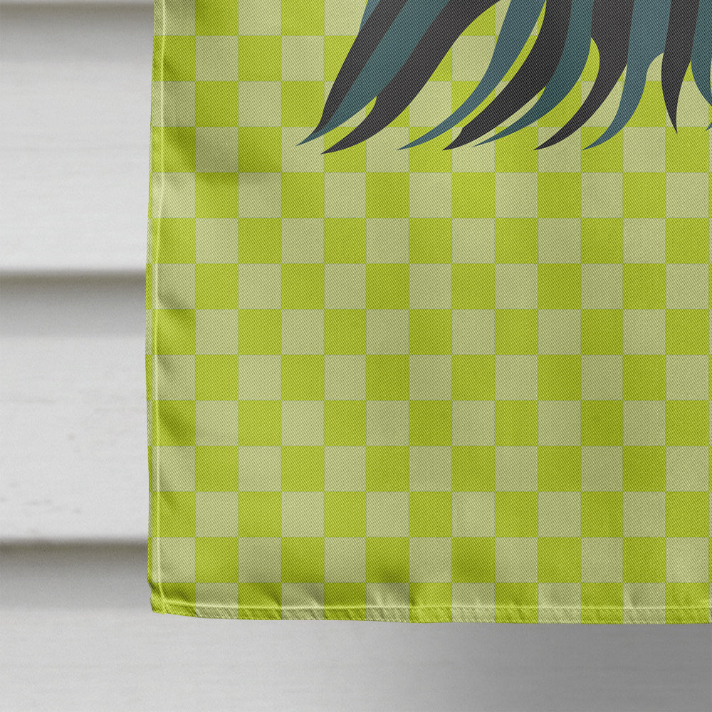 Sumatra Chicken Green House Flag 28x40 Porch Sleeve Pole Decorative Outside Yard Banner Artwork Wall Hanging, Polyester