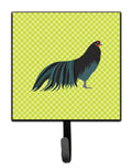 Sumatra Chicken Green Leash or Key Holder Wall Hooks, Key Hooks Holder, Coat Rack Wall Mount, Coat Hooks, Hooks for Hanging Keys, Towels, Aprons, Leashes