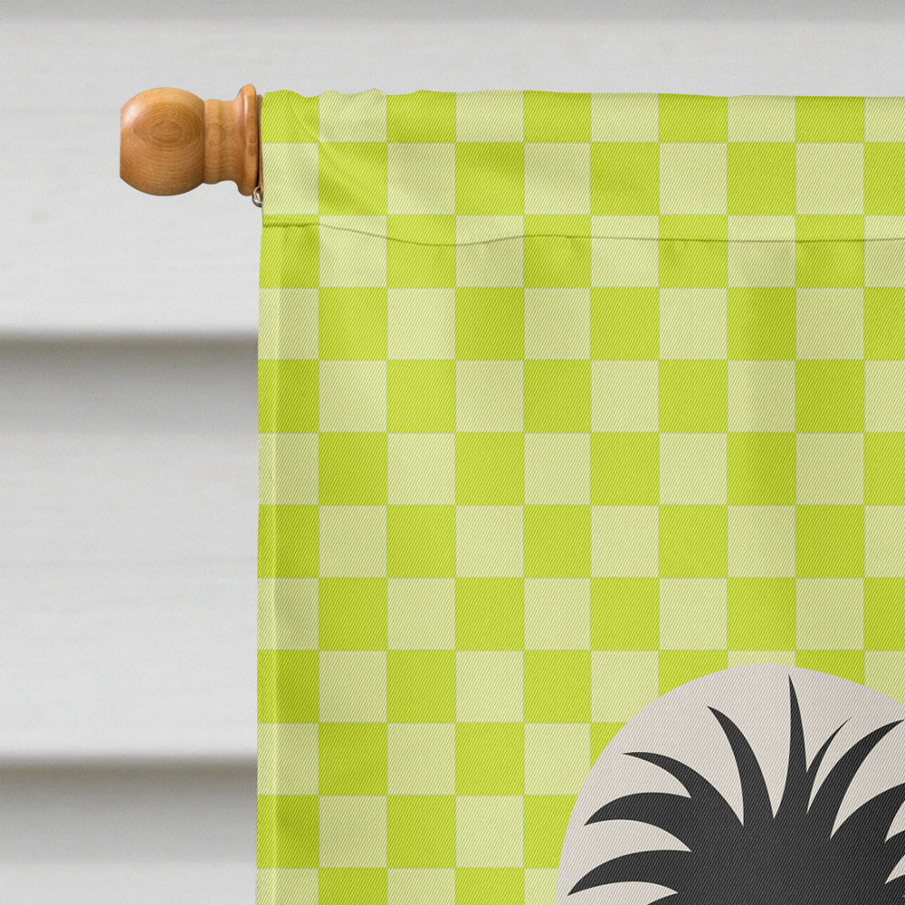Polish Poland Chicken Green House Flag 28x40 Porch Sleeve Pole Decorative Outside Yard Banner Artwork Wall Hanging, Polyester