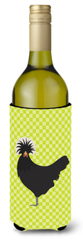 Polish Poland Chicken Green Wine Bottle Hugger Gift Sleeve for Standard 750 ml Bottles, Insulated Reusable Also Fits Mini Shot & Pint Bottles