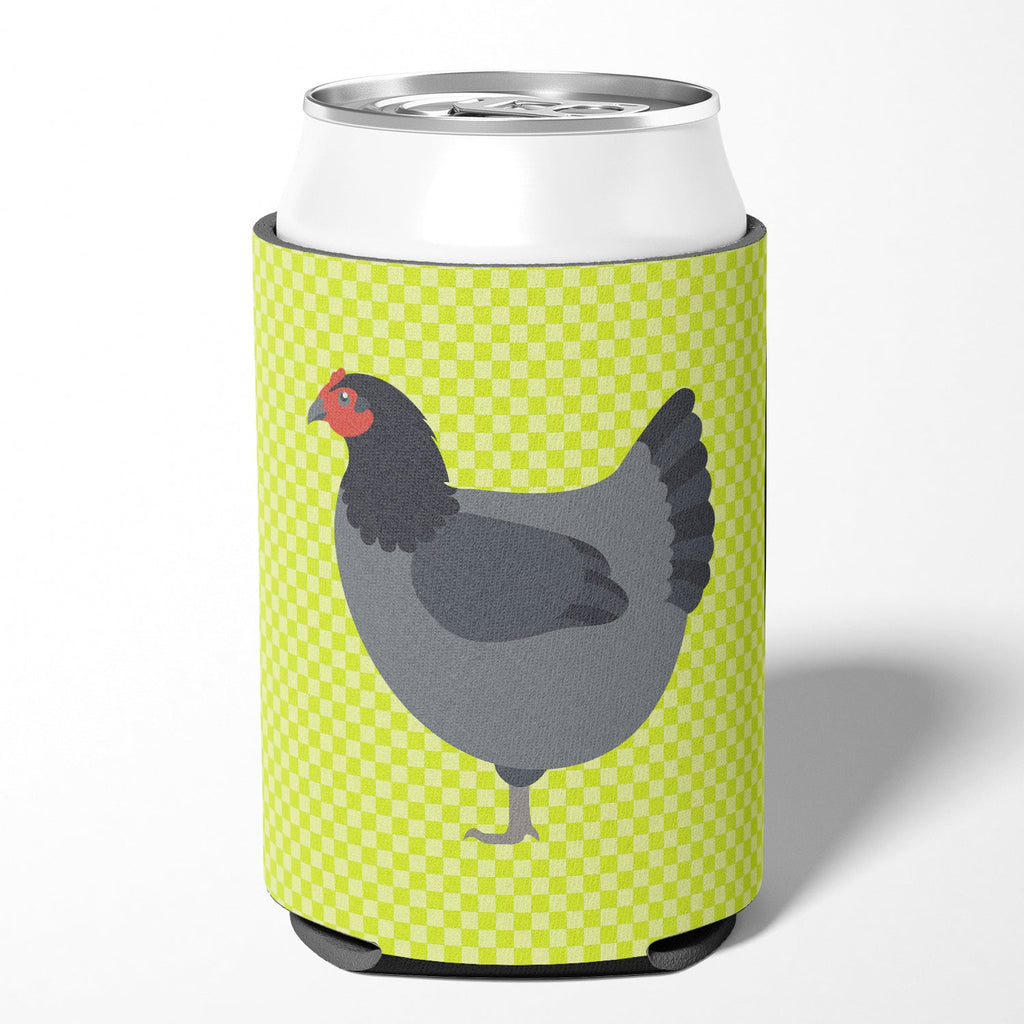 Jersey Giant Chicken Green Can or Bottle Hugger Cooler Sleeve for Standard 12 oz Cans, Insulated Foam Beer & Soda Can Hugger Reusable