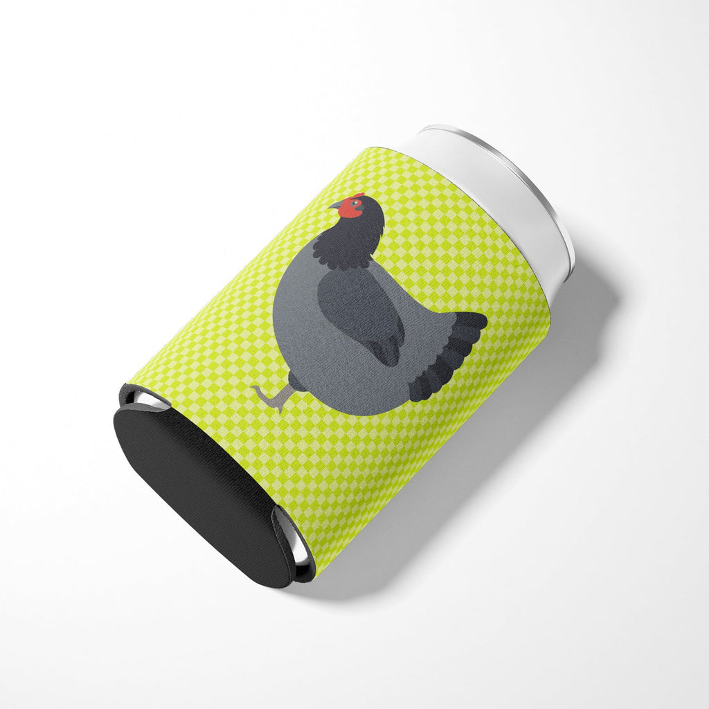Jersey Giant Chicken Green Can or Bottle Hugger Cooler Sleeve for Standard 12 oz Cans, Insulated Foam Beer & Soda Can Hugger Reusable