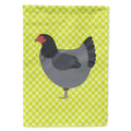 Jersey Giant Chicken Green House Flag 28x40 Porch Sleeve Pole Decorative Outside Yard Banner Artwork Wall Hanging, Polyester
