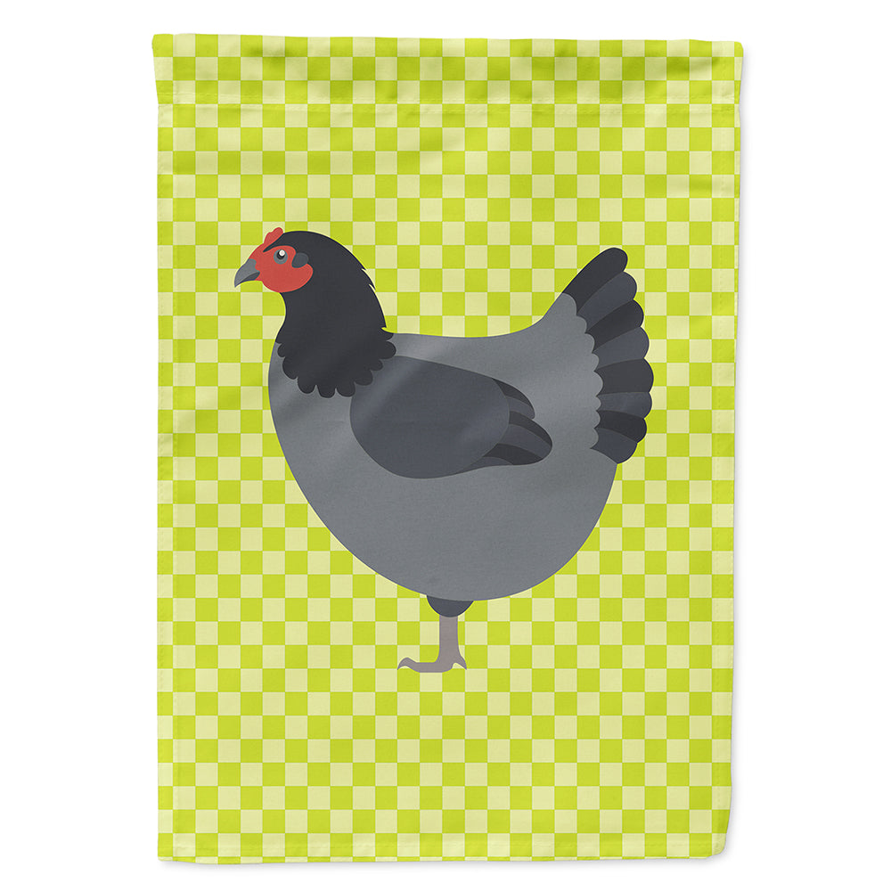 Jersey Giant Chicken Green House Flag 28x40 Porch Sleeve Pole Decorative Outside Yard Banner Artwork Wall Hanging, Polyester