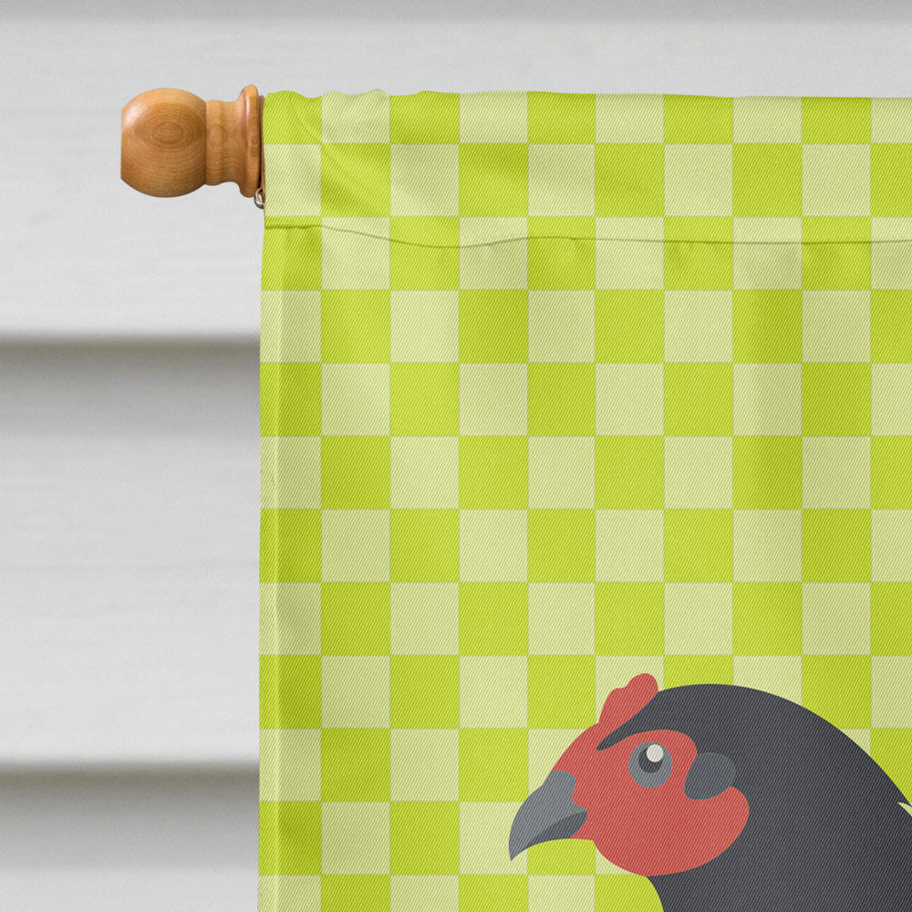 Jersey Giant Chicken Green House Flag 28x40 Porch Sleeve Pole Decorative Outside Yard Banner Artwork Wall Hanging, Polyester