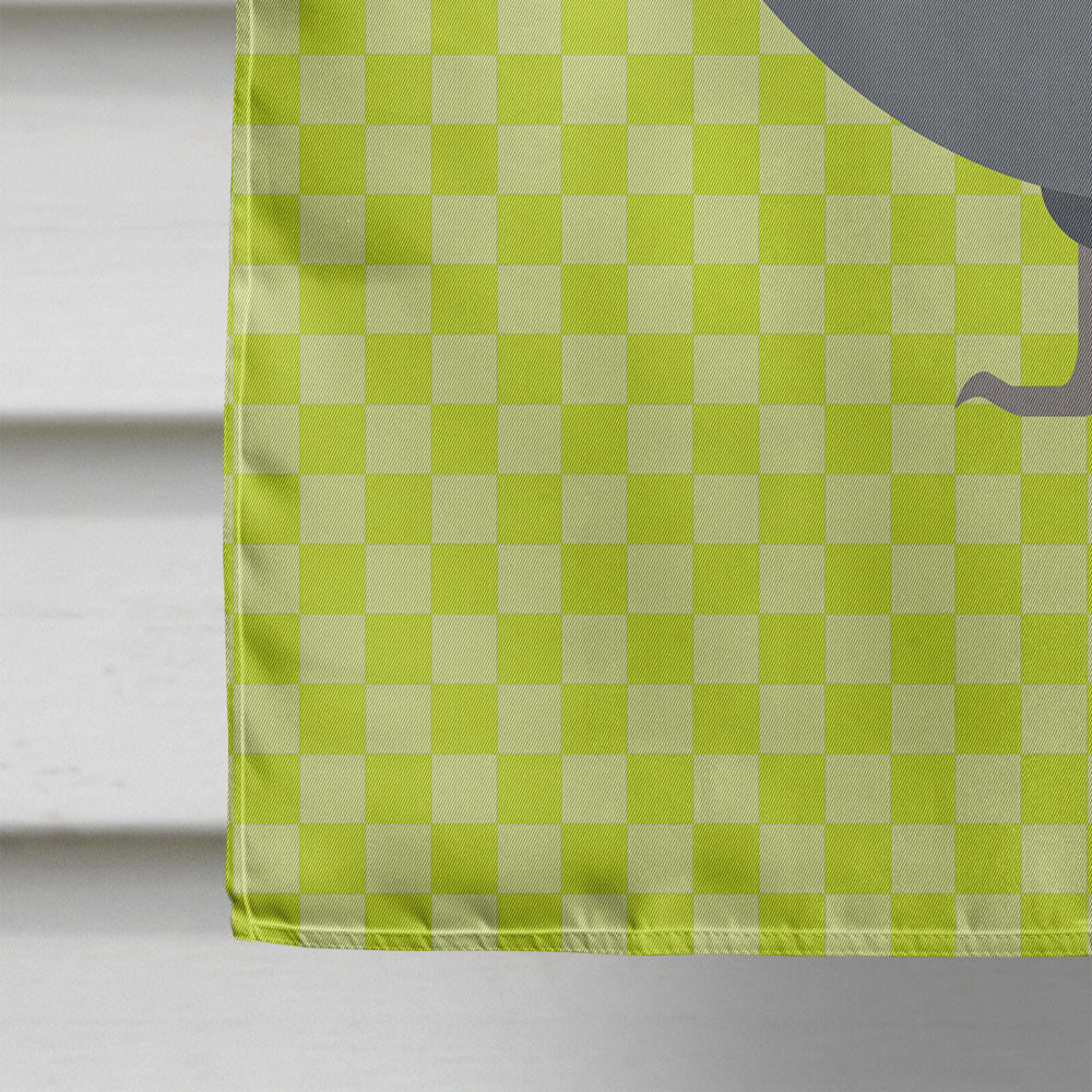 Jersey Giant Chicken Green House Flag 28x40 Porch Sleeve Pole Decorative Outside Yard Banner Artwork Wall Hanging, Polyester