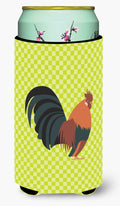 Dutch Bantam Chicken Green Tall Boy Hugger Can Cooler Sleeve Machine Washable Drink Collapsible Insulator Beverage Insulated Holder