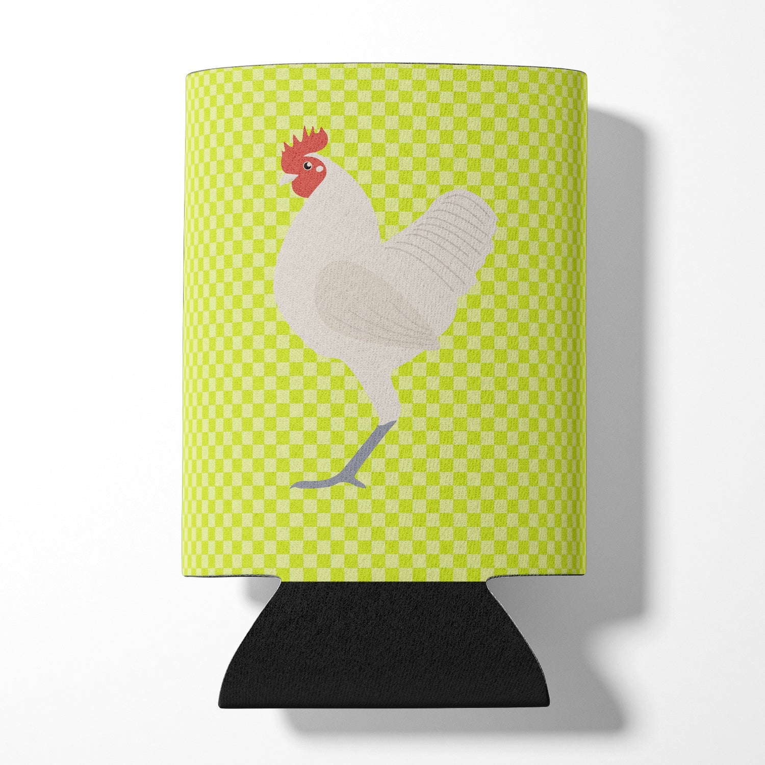 German Langshan Chicken Green Can or Bottle Hugger Cooler Sleeve for Standard 12 oz Cans, Insulated Foam Beer & Soda Can Hugger Reusable