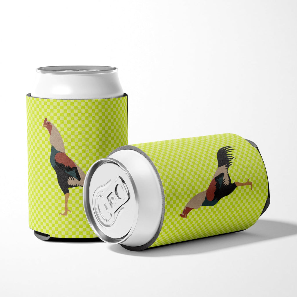 Kulang Chicken Green Can or Bottle Hugger Cooler Sleeve for Standard 12 oz Cans, Insulated Foam Beer & Soda Can Hugger Reusable