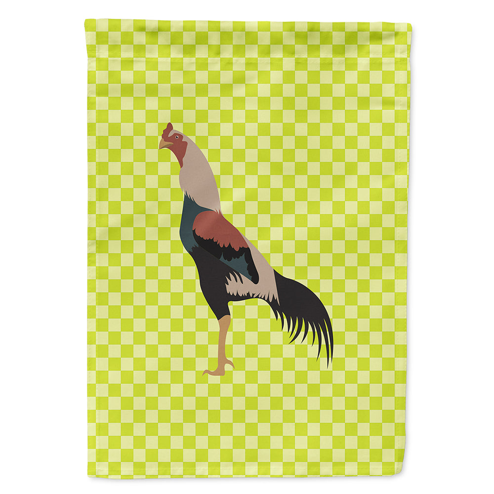 Kulang Chicken Green House Flag 28x40 Porch Sleeve Pole Decorative Outside Yard Banner Artwork Wall Hanging, Polyester