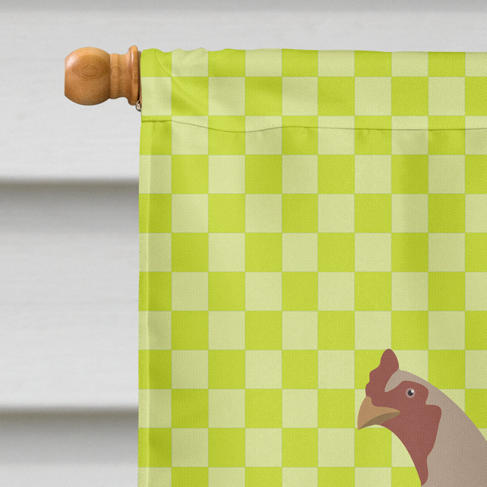 Kulang Chicken Green House Flag 28x40 Porch Sleeve Pole Decorative Outside Yard Banner Artwork Wall Hanging, Polyester