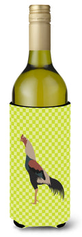Kulang Chicken Green Wine Bottle Hugger Gift Sleeve for Standard 750 ml Bottles, Insulated Reusable Also Fits Mini Shot & Pint Bottles