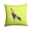 Kulang Chicken Green Decorative Throw Pillow 14x14 Indoor Outdoor Accent Cushion, Fabric Cover with Insert for Sofa, Bed, Porch & Living Room