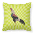 Kulang Chicken Green Decorative Throw Pillow 18x18 Indoor Outdoor Accent Cushion, Fabric Cover with Insert for Sofa, Bed, Porch & Living Room
