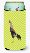 Kulang Chicken Green Tall Boy Hugger Can Cooler Sleeve Machine Washable Drink Collapsible Insulator Beverage Insulated Holder