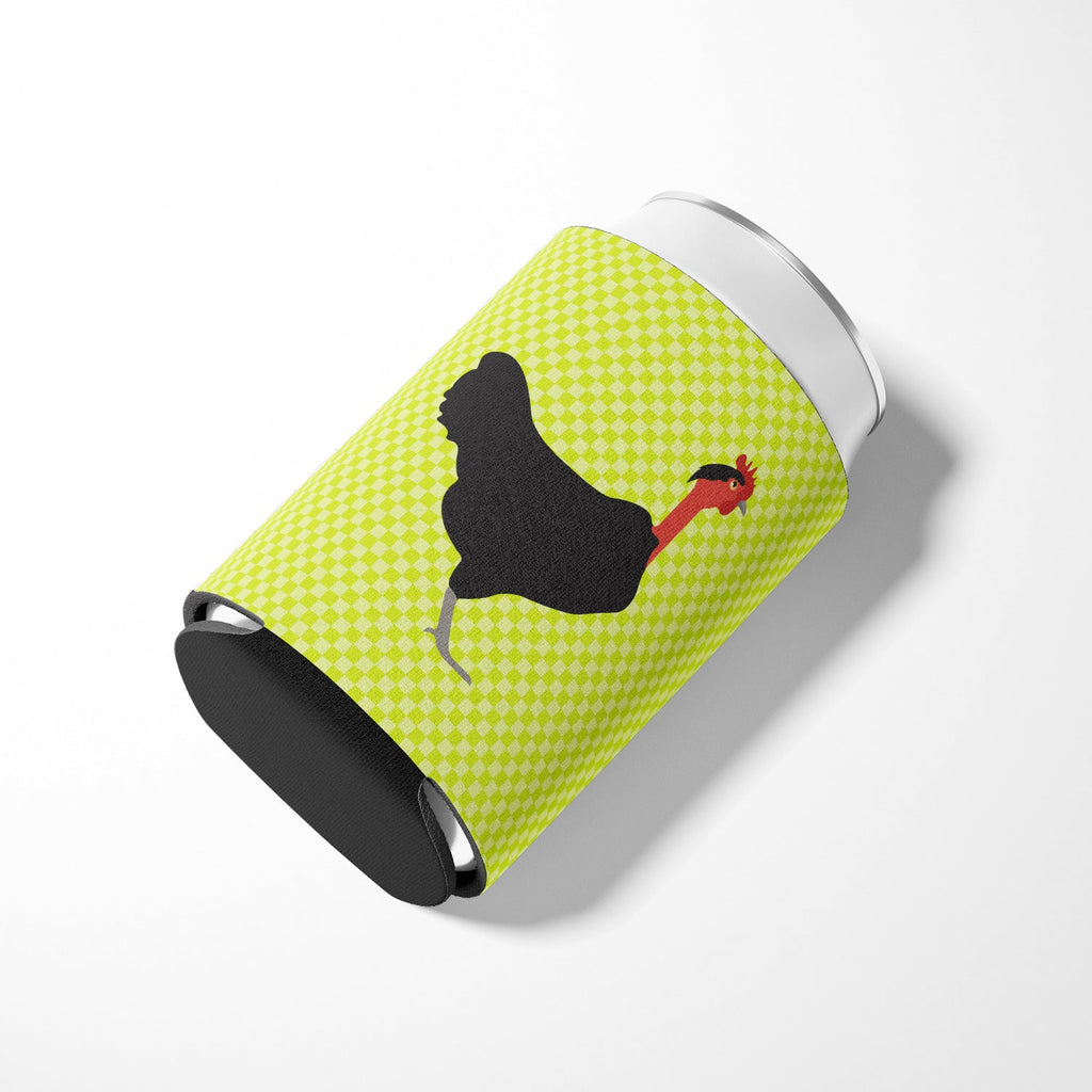 Naked Neck Chicken Green Can or Bottle Hugger Cooler Sleeve for Standard 12 oz Cans, Insulated Foam Beer & Soda Can Hugger Reusable