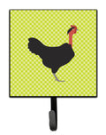 Naked Neck Chicken Green Leash or Key Holder Wall Hooks, Key Hooks Holder, Coat Rack Wall Mount, Coat Hooks, Hooks for Hanging Keys, Towels, Aprons, Leashes