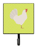 Leghorn Chicken Green Leash or Key Holder Wall Hooks, Key Hooks Holder, Coat Rack Wall Mount, Coat Hooks, Hooks for Hanging Keys, Towels, Aprons, Leashes