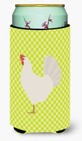 Leghorn Chicken Green Tall Boy Hugger Can Cooler Sleeve Machine Washable Drink Collapsible Insulator Beverage Insulated Holder