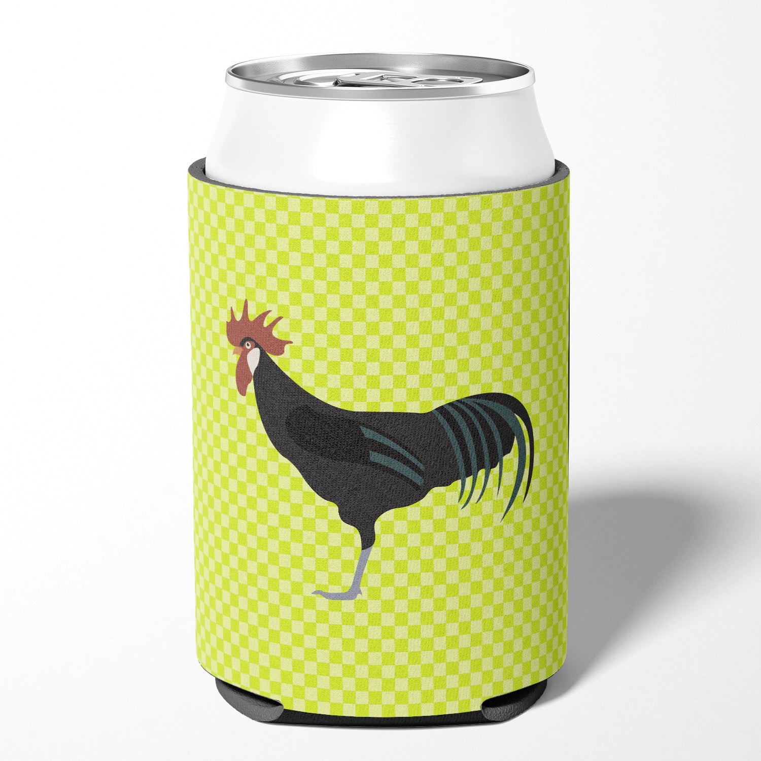 Minorca Ctalalan Chicken Green Can or Bottle Hugger Cooler Sleeve for Standard 12 oz Cans, Insulated Foam Beer & Soda Can Hugger Reusable