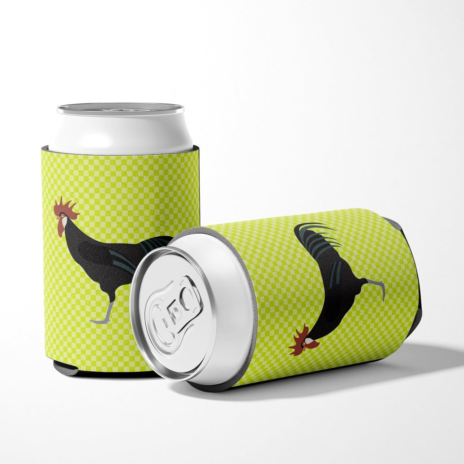 Minorca Ctalalan Chicken Green Can or Bottle Hugger Cooler Sleeve for Standard 12 oz Cans, Insulated Foam Beer & Soda Can Hugger Reusable