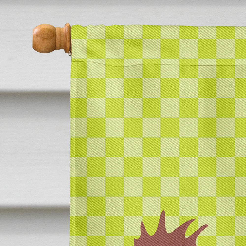 Minorca Ctalalan Chicken Green House Flag 28x40 Porch Sleeve Pole Decorative Outside Yard Banner Artwork Wall Hanging, Polyester