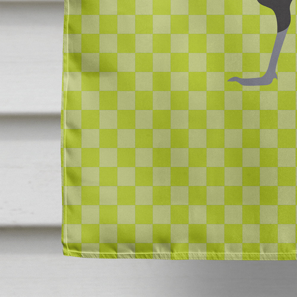 Minorca Ctalalan Chicken Green House Flag 28x40 Porch Sleeve Pole Decorative Outside Yard Banner Artwork Wall Hanging, Polyester