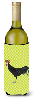 Minorca Ctalalan Chicken Green Wine Bottle Hugger Gift Sleeve for Standard 750 ml Bottles, Insulated Reusable Also Fits Mini Shot & Pint Bottles