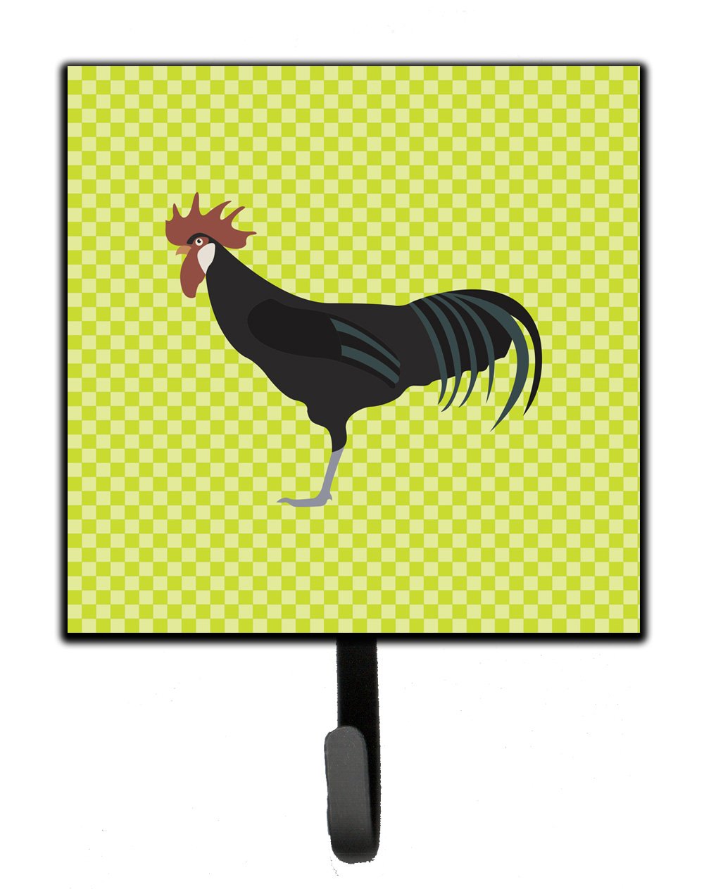 Minorca Ctalalan Chicken Green Leash or Key Holder Wall Hooks, Key Hooks Holder, Coat Rack Wall Mount, Coat Hooks, Hooks for Hanging Keys, Towels, Aprons, Leashes