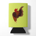 Malaysian Serama Chicken Green Can or Bottle Hugger Cooler Sleeve for Standard 12 oz Cans, Insulated Foam Beer & Soda Can Hugger Reusable