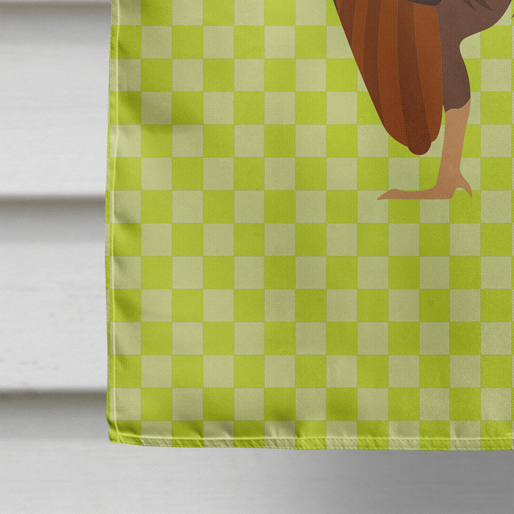 Malaysian Serama Chicken Green House Flag 28x40 Porch Sleeve Pole Decorative Outside Yard Banner Artwork Wall Hanging, Polyester