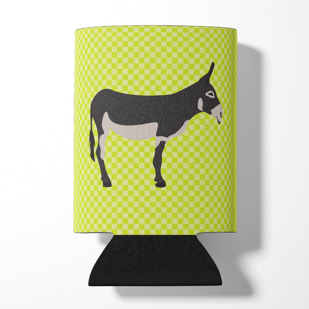 American Mammoth Jack Donkey Green Can or Bottle Hugger Cooler Sleeve for Standard 12 oz Cans, Insulated Foam Beer & Soda Can Hugger Reusable