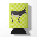 American Mammoth Jack Donkey Green Can or Bottle Hugger Cooler Sleeve for Standard 12 oz Cans, Insulated Foam Beer & Soda Can Hugger Reusable