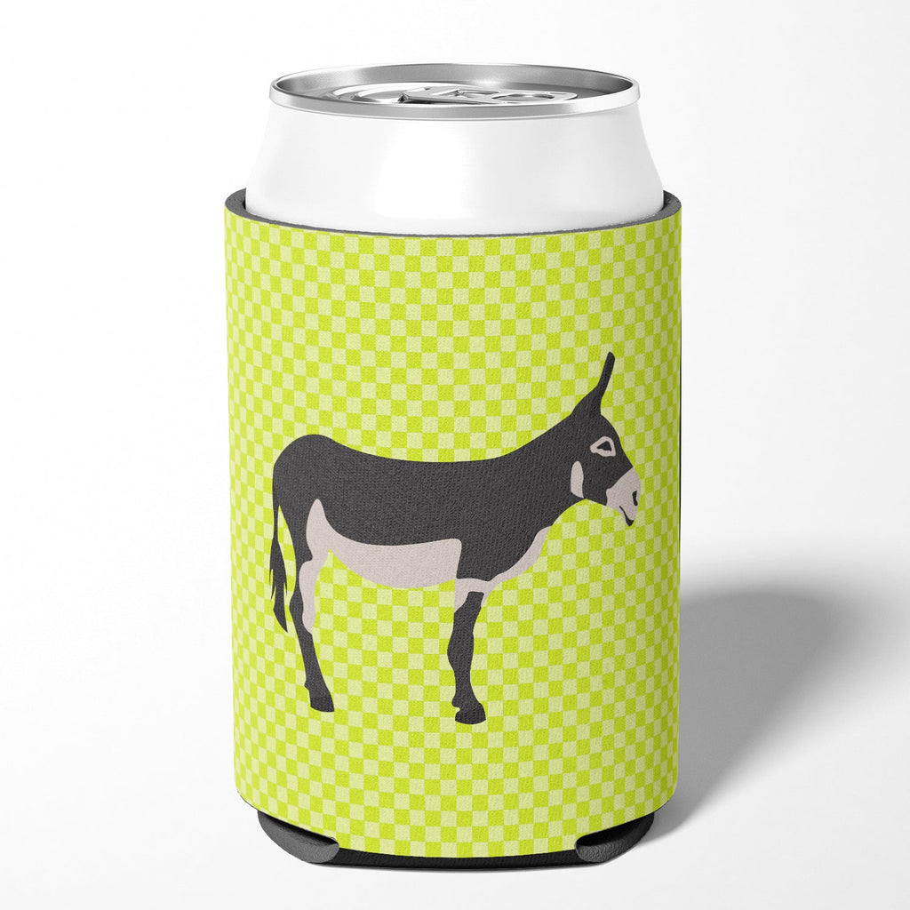 American Mammoth Jack Donkey Green Can or Bottle Hugger Cooler Sleeve for Standard 12 oz Cans, Insulated Foam Beer & Soda Can Hugger Reusable