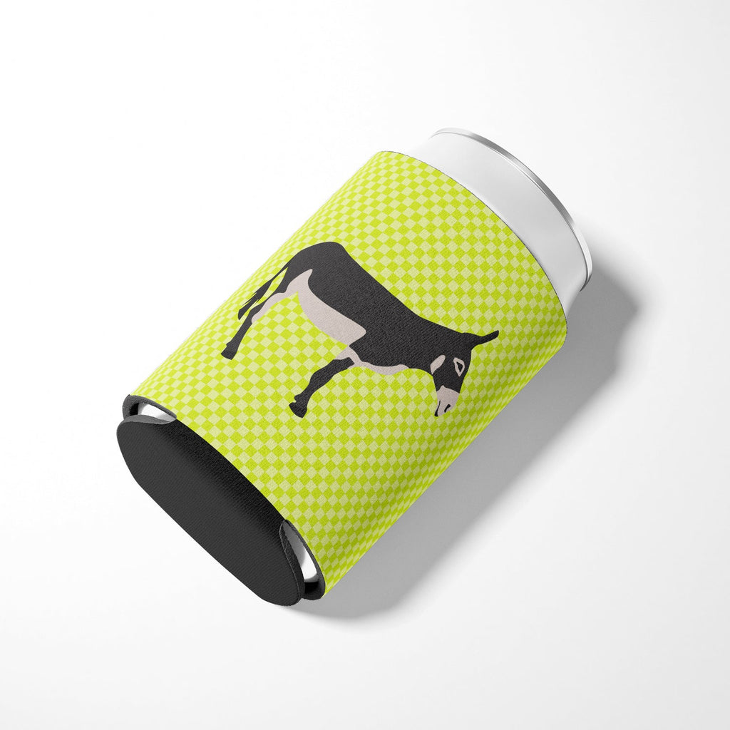 American Mammoth Jack Donkey Green Can or Bottle Hugger Cooler Sleeve for Standard 12 oz Cans, Insulated Foam Beer & Soda Can Hugger Reusable