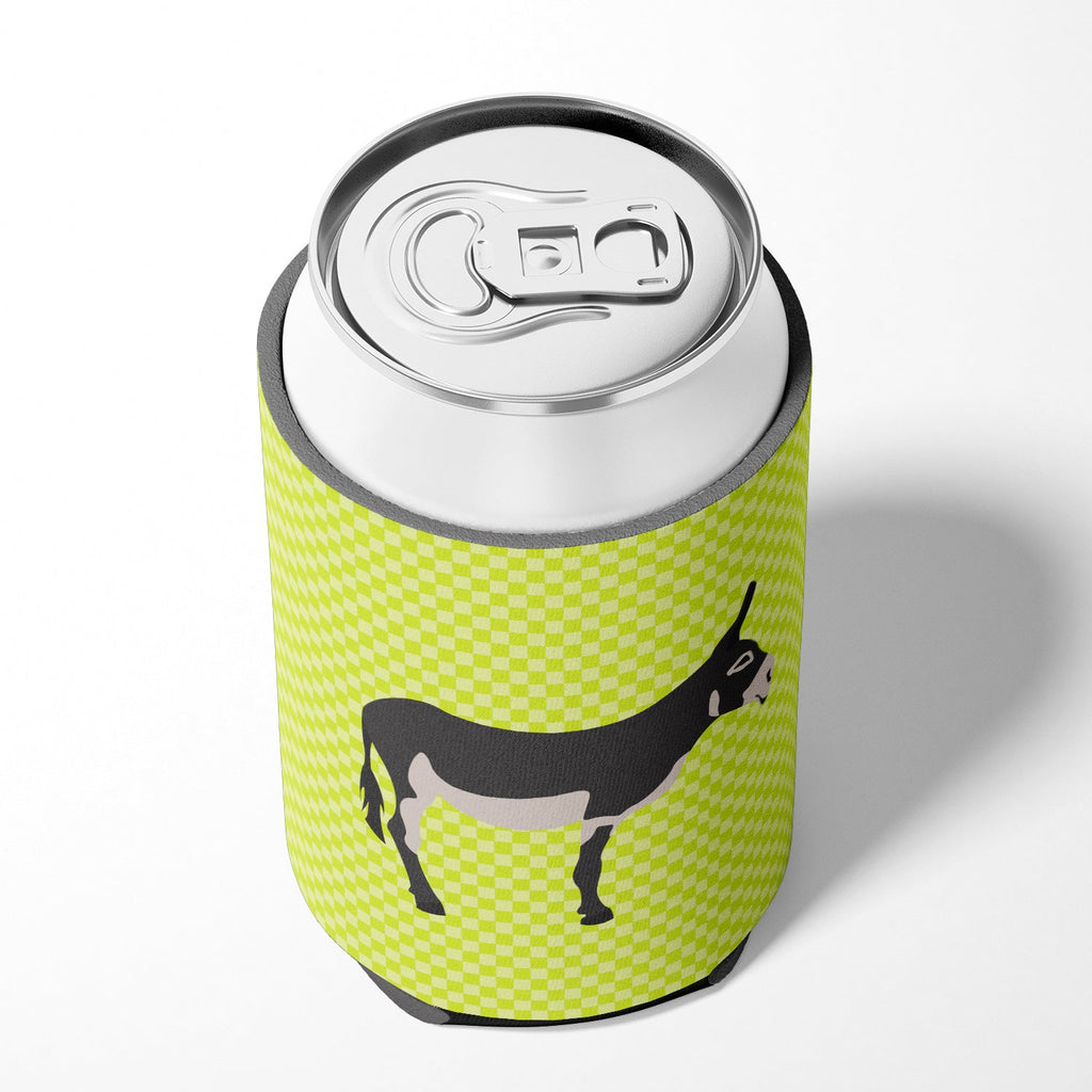 American Mammoth Jack Donkey Green Can or Bottle Hugger Cooler Sleeve for Standard 12 oz Cans, Insulated Foam Beer & Soda Can Hugger Reusable