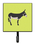 American Mammoth Jack Donkey Green Leash or Key Holder Wall Hooks, Key Hooks Holder, Coat Rack Wall Mount, Coat Hooks, Hooks for Hanging Keys, Towels, Aprons, Leashes