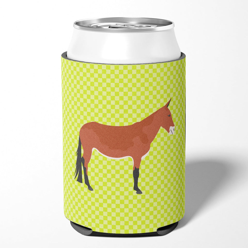 Mule Green Can or Bottle Hugger Cooler Sleeve for Standard 12 oz Cans, Insulated Foam Beer & Soda Can Hugger Reusable