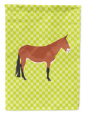 Mule Green House Flag 28x40 Porch Sleeve Pole Decorative Outside Yard Banner Artwork Wall Hanging, Polyester