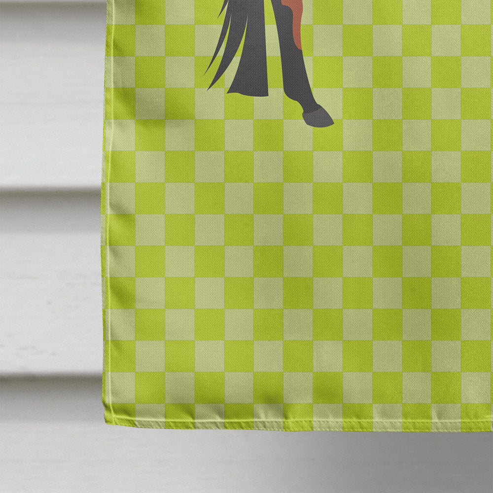 Mule Green House Flag 28x40 Porch Sleeve Pole Decorative Outside Yard Banner Artwork Wall Hanging, Polyester