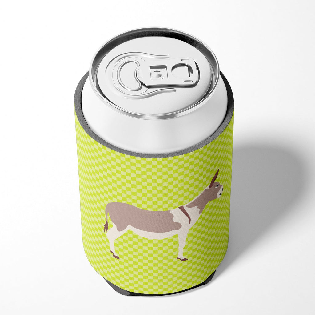 Australian Teamster Donkey Green Can or Bottle Hugger Cooler Sleeve for Standard 12 oz Cans, Insulated Foam Beer & Soda Can Hugger Reusable