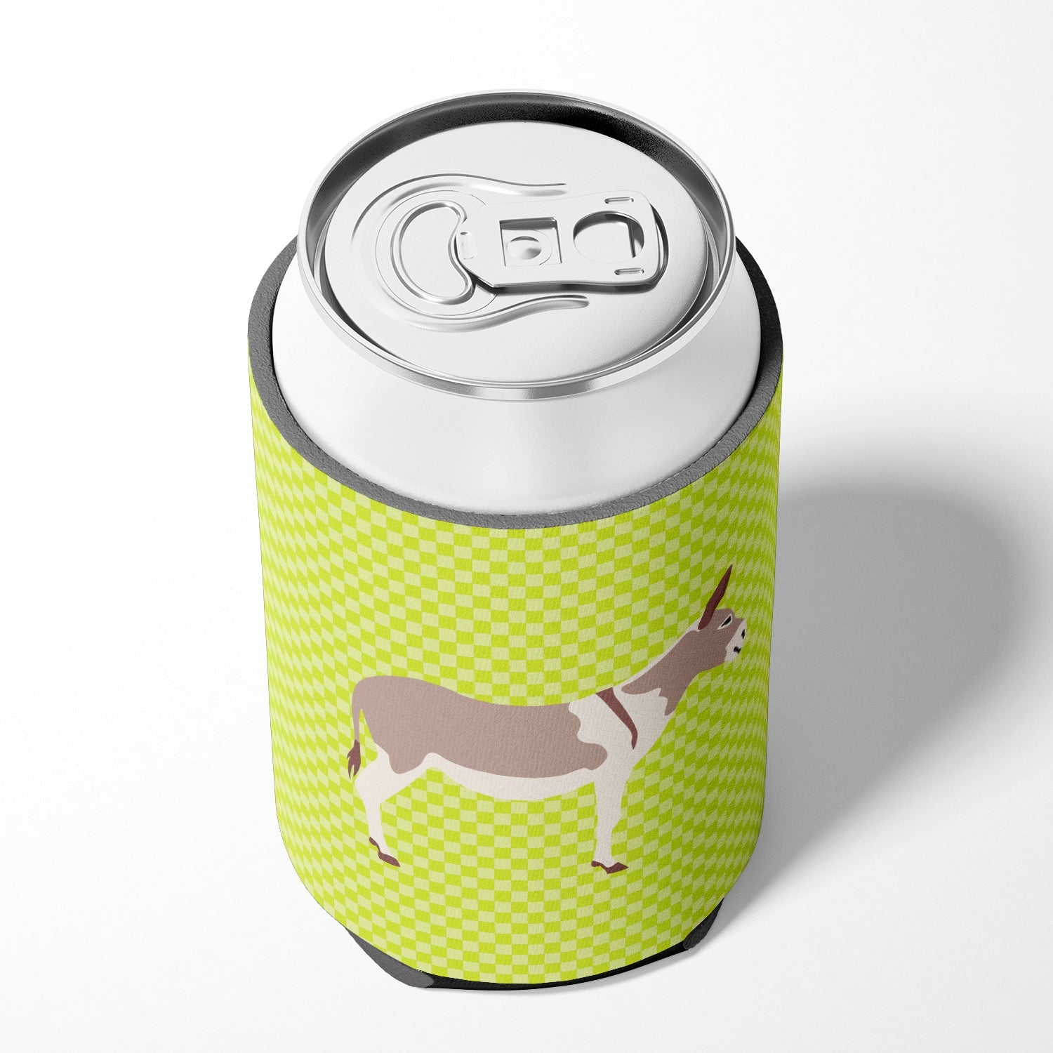 Australian Teamster Donkey Green Can or Bottle Hugger Cooler Sleeve for Standard 12 oz Cans, Insulated Foam Beer & Soda Can Hugger Reusable