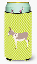 Australian Teamster Donkey Green Tall Boy Hugger Can Cooler Sleeve Machine Washable Drink Collapsible Insulator Beverage Insulated Holder