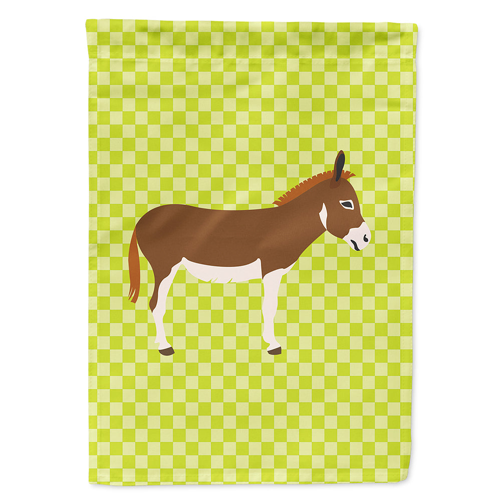 Miniature Mediterranian Donkey Green House Flag 28x40 Porch Sleeve Pole Decorative Outside Yard Banner Artwork Wall Hanging, Polyester