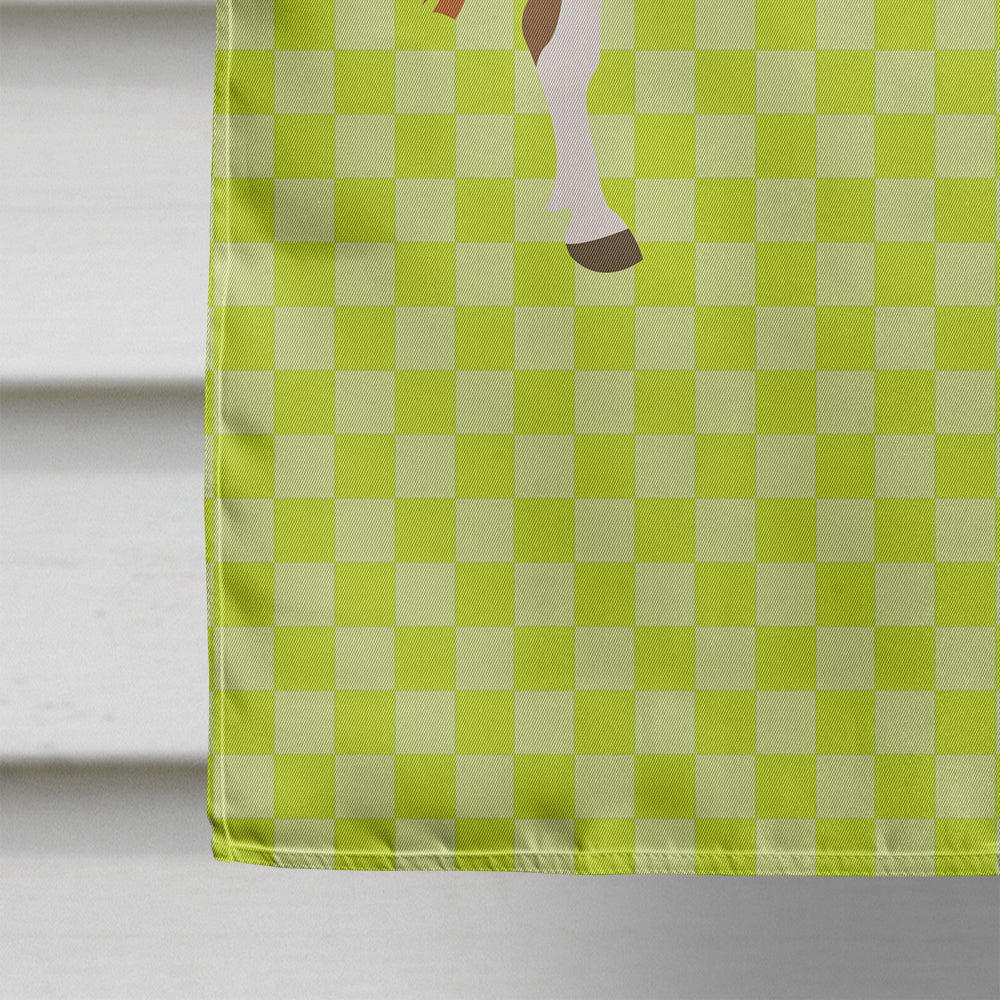 Miniature Mediterranian Donkey Green House Flag 28x40 Porch Sleeve Pole Decorative Outside Yard Banner Artwork Wall Hanging, Polyester
