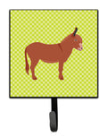 Irish Donkey Green Leash or Key Holder Wall Hooks, Key Hooks Holder, Coat Rack Wall Mount, Coat Hooks, Hooks for Hanging Keys, Towels, Aprons, Leashes