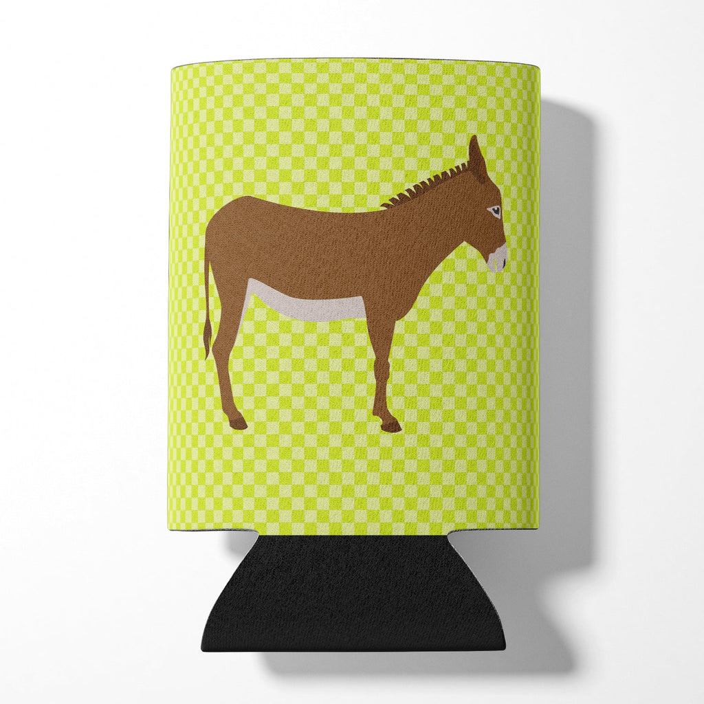 Cotentin Donkey Green Can or Bottle Hugger Cooler Sleeve for Standard 12 oz Cans, Insulated Foam Beer & Soda Can Hugger Reusable