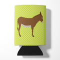 Cotentin Donkey Green Can or Bottle Hugger Cooler Sleeve for Standard 12 oz Cans, Insulated Foam Beer & Soda Can Hugger Reusable