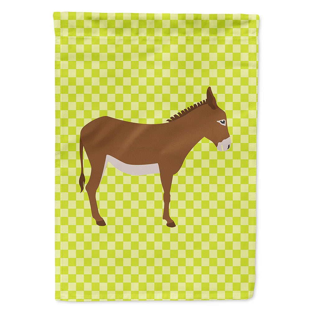 Cotentin Donkey Green House Flag 28x40 Porch Sleeve Pole Decorative Outside Yard Banner Artwork Wall Hanging, Polyester