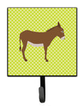 Cotentin Donkey Green Leash or Key Holder Wall Hooks, Key Hooks Holder, Coat Rack Wall Mount, Coat Hooks, Hooks for Hanging Keys, Towels, Aprons, Leashes